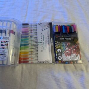 Zebra Mildliner Creative Marker Set school supplies